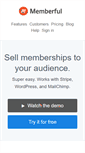 Mobile Screenshot of memberful.com